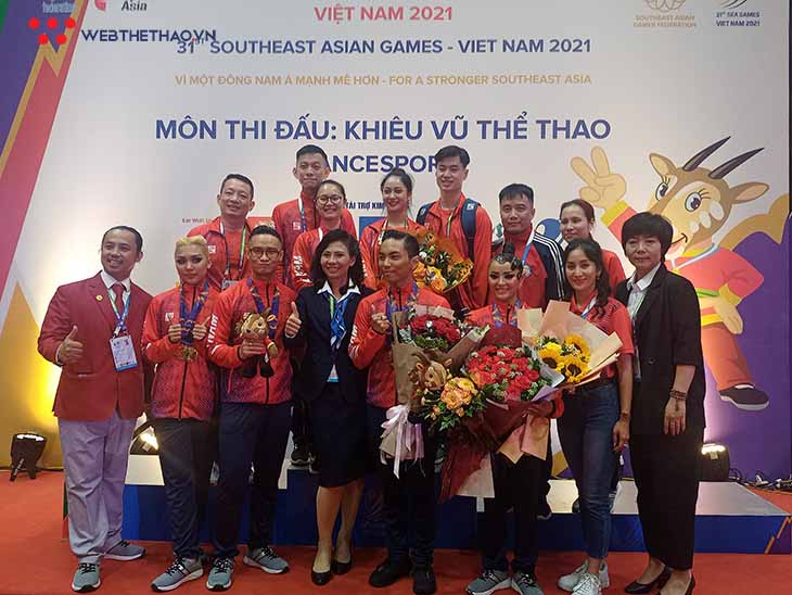 Kết quả dancesport SEA Games: Phan Hiển và Thu Hương toàn thắng, Việt Nam đoạt 5 HCV