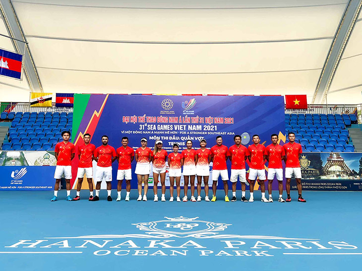  Đội tuyển quần vợt Việt Nam tự tin tranh t&agrave;i tại SEA Games 31