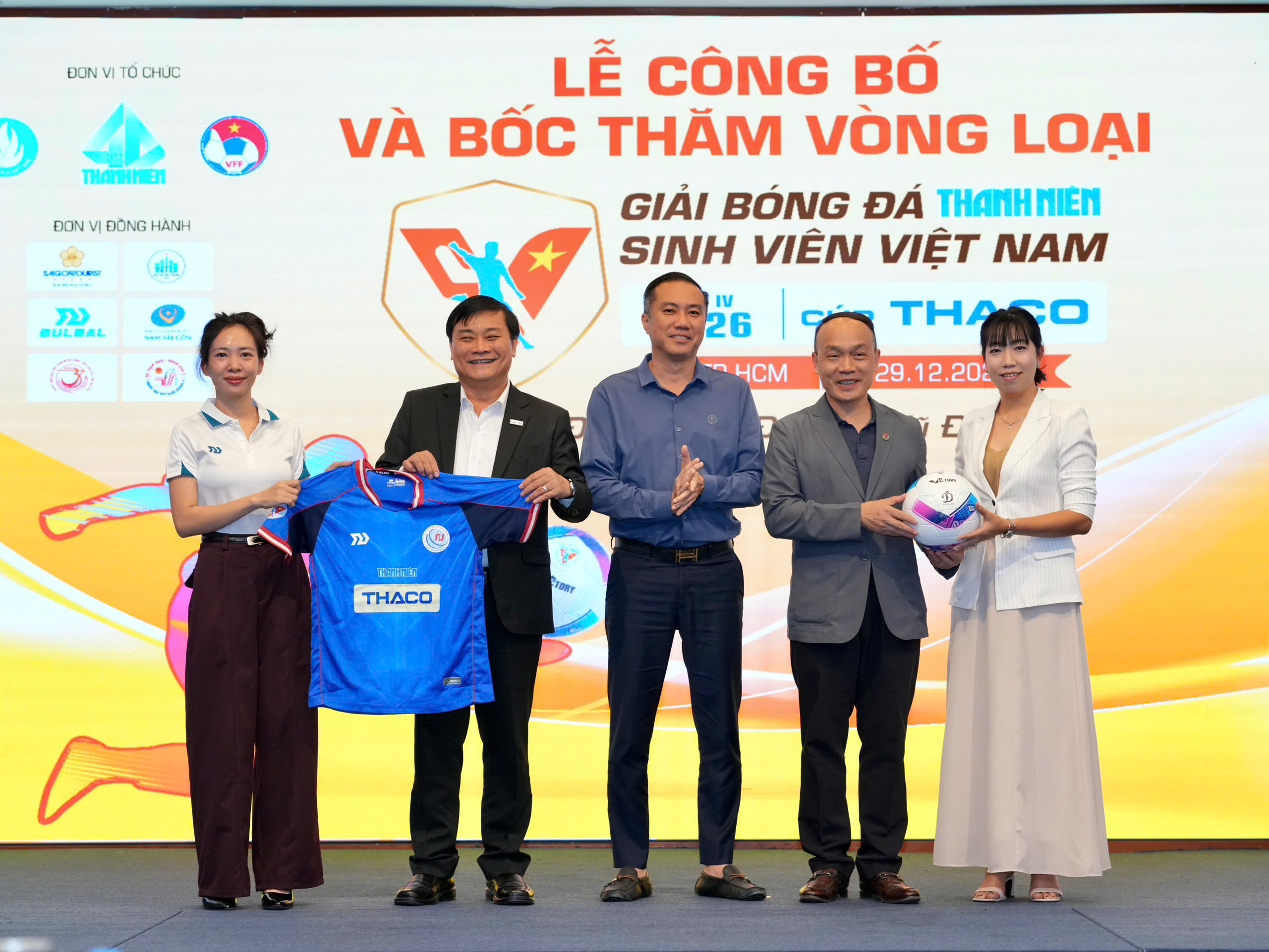 Giải bóng đá Thanh Niên sinh viên Việt Nam 2026: Thưởng "khủng" 300 triệu cho nhà vô địch