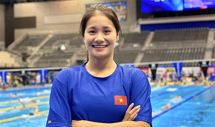 Kình ngư nữ Long An Võ Thị Mỹ Tiên nhận suất đặc cách tham dự Olympic Paris 2024