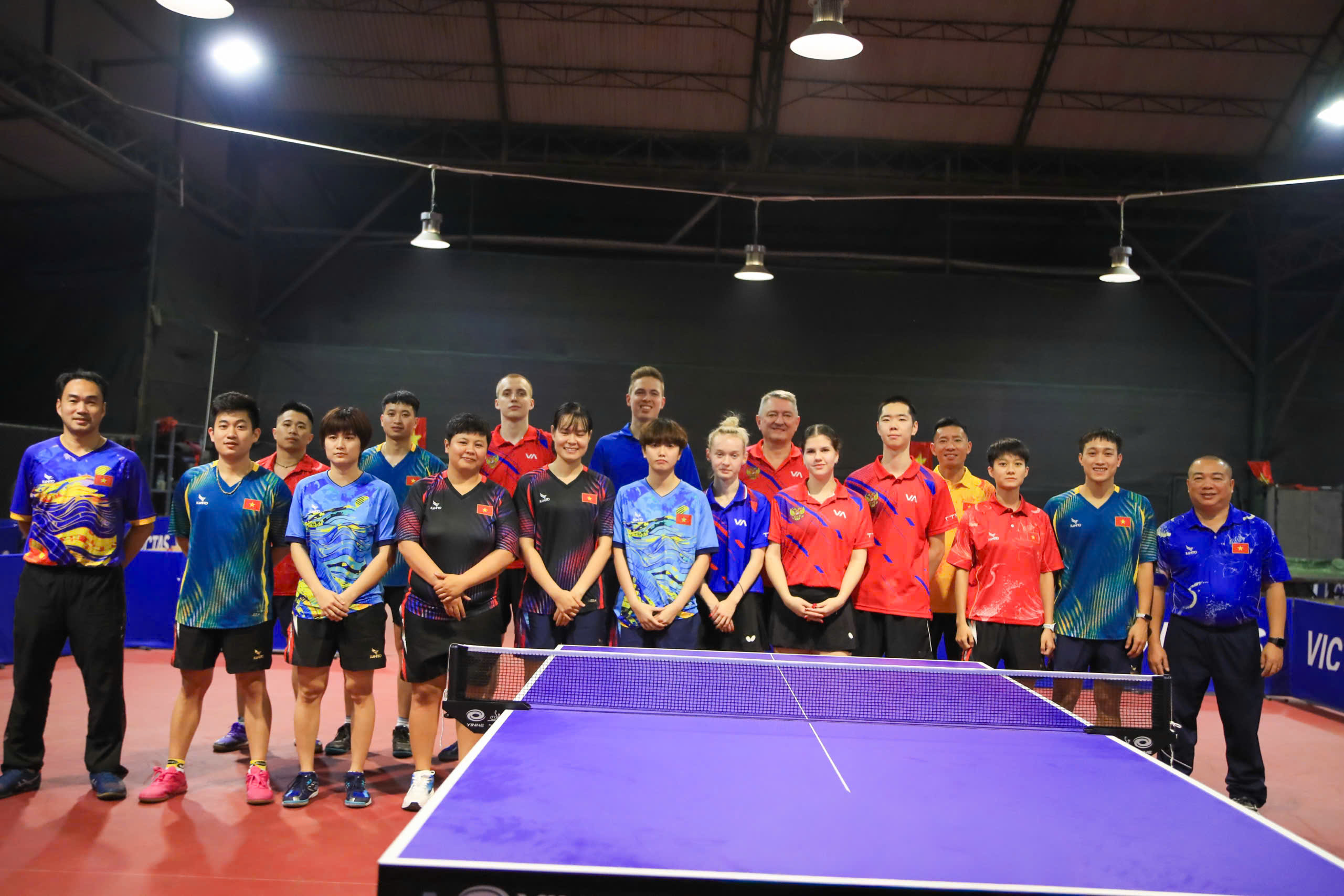 B&oacute;ng b&agrave;n Việt Nam 'thử lửa' với Nga: Nguyễn Anh T&uacute; s&aacute;ng nhất, sẵn s&agrave;ng săn V&agrave;ng SEA Games 33