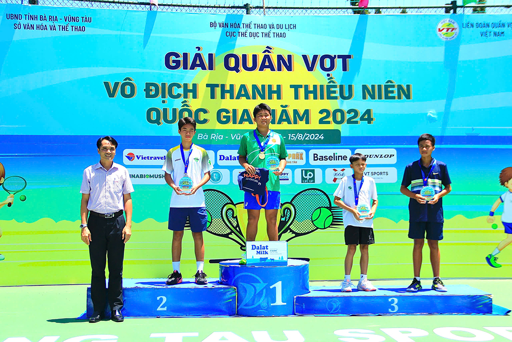 TPHCM dẫn đầu to&agrave;n đo&agrave;n tại Giải Quần vợt V&ocirc; địch Thanh thiếu ni&ecirc;n quốc gia 2024