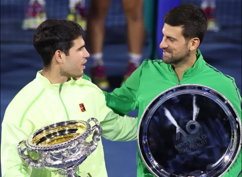 Novak Djokovic đánh giá Carlos Alcaraz 22 tuổi đã là 'huyền thoại quần vợt'