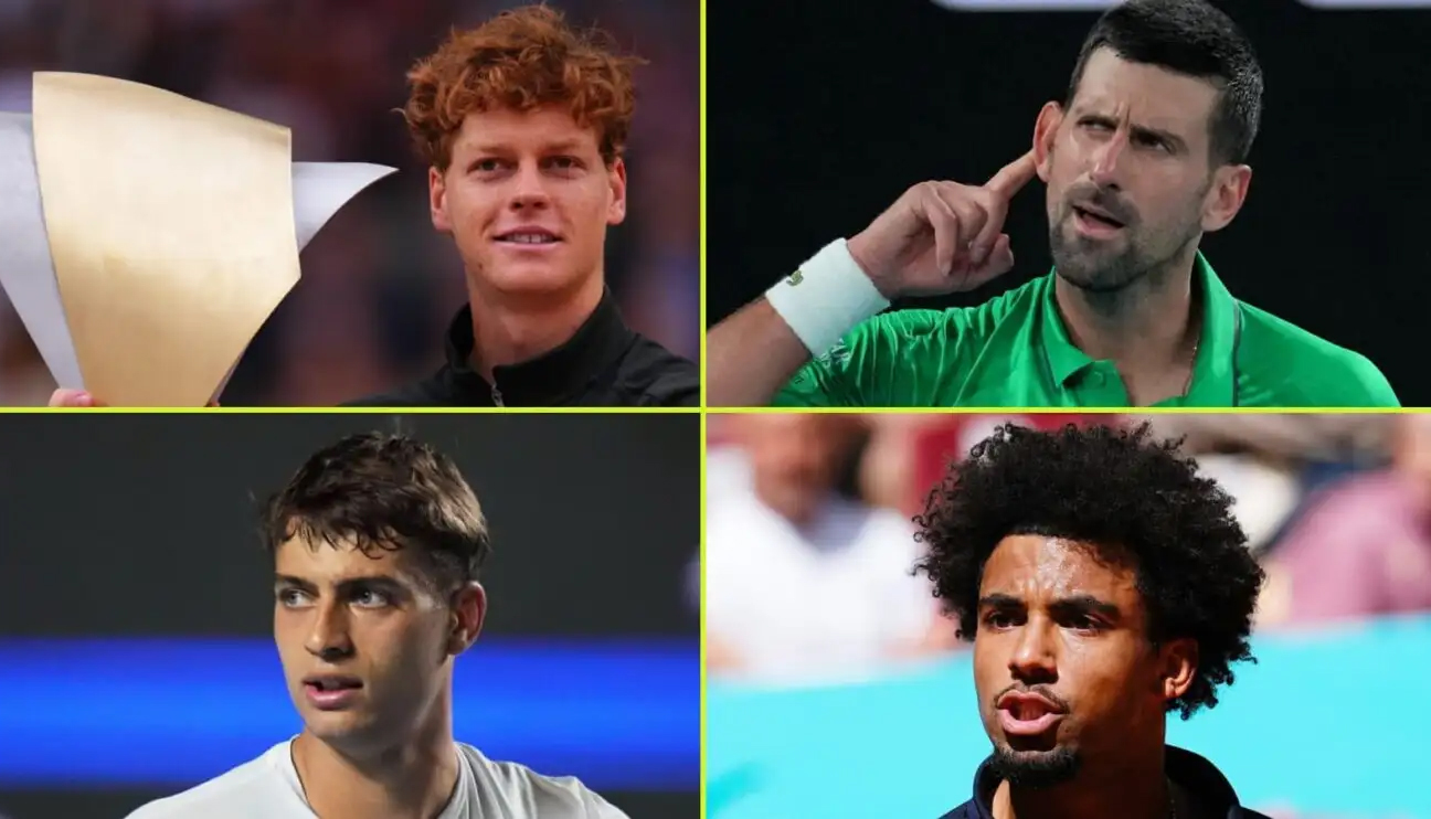 Cuộc đua đến giải quần vợt ATP Finals 2026: Jannik Sinner thống trị tuyệt đối, Novak Djokovic rơi xuống nhóm báo động