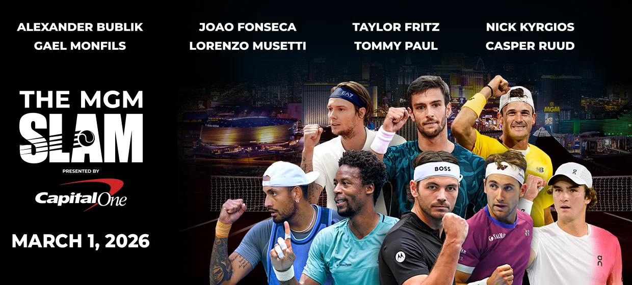 Tiền thưởng 1 triệu đô la: Las Vegas gây sốc với giải quần vợt MGM Slam