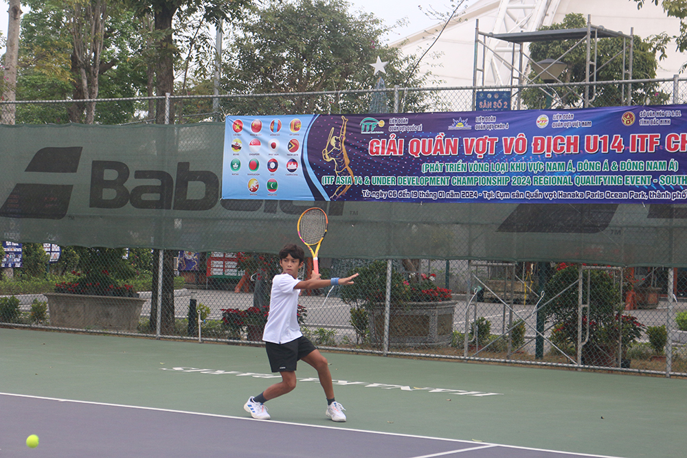 Quần vợt Vô Địch U14 ITF Châu Á: Hầu hết đại diện Việt Nam thắng trận đầu