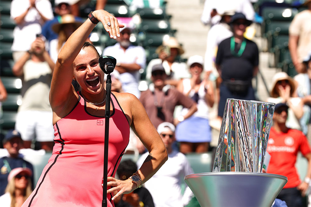 Aryna Sabalenka vô địch quần vợt Indian Wells 2026: Bản lĩnh trước "điểm chết" và giá trị thương hiệu Sunshine Double