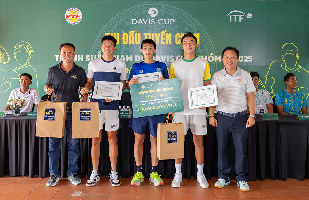 C&ocirc;ng bố kết quả thi đấu tuyển chọn tranh suất 3-4-5 v&agrave;o ĐTQG quần vợt tham dự Davis Cup Nh&oacute;m III &ndash; 2025