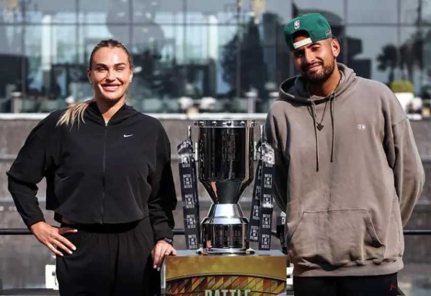 Aryna Sabalenka tiết lộ kế hoạch đánh bại Nick Kyrgios ở trận quần vợt “cuộc chiến giới tính” Aryna Sabalenka tiết lộ kế hoạch đánh bại Nick Kyrgios ở trận quần vợt “cuộc chiến giới tính”