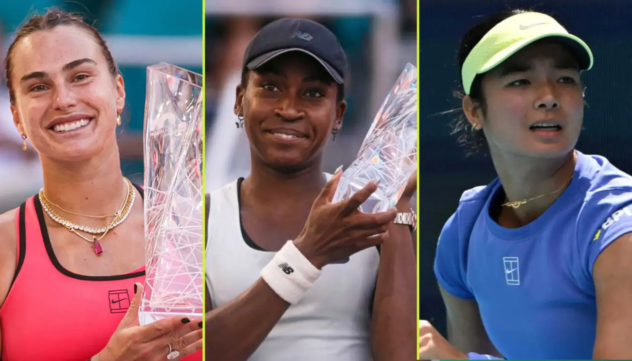 Bảng xếp hạng quần vợt WTA sau Miami 2026: Sabalenka bắt kịp huyền thoại Chris Evert, Iga Swiatek văng khỏi Top 3