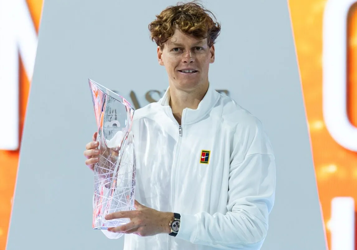 Jannik Sinner v&ocirc; địch quần vợt Miami Masters 2026: X&aacute;c lập kỷ lục 