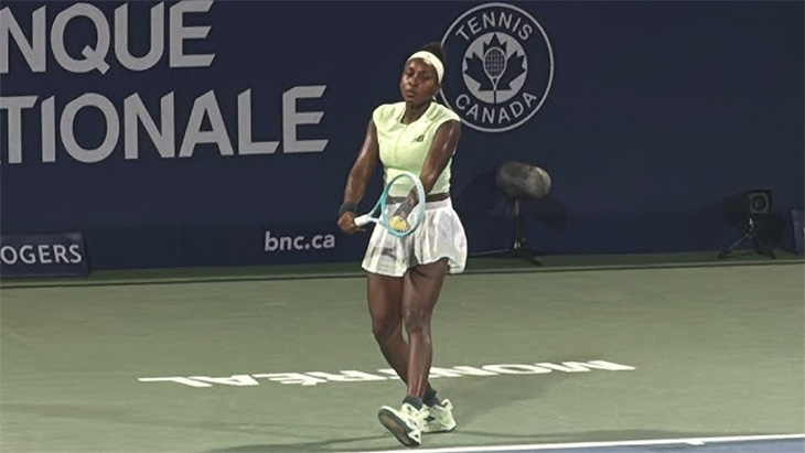Số 2 thế giới Coco Gauff suýt phải trả giá cho cách giao bóng mới tại giải quần vợt National Bank Open 2025 Số 2 thế giới Coco Gauff suýt phải trả giá cho cách giao bóng mới tại giải quần vợt National Bank Open 2025