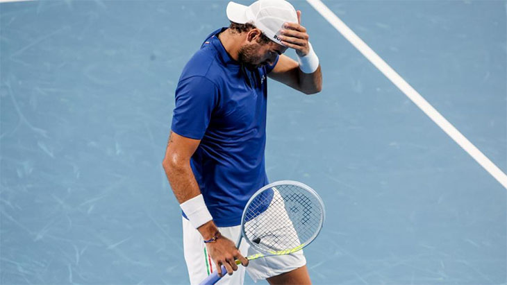 Kết quả tennis mới nhất 3/1: Số 7 thế giới Berrettini g&acirc;y họa, &Yacute; bất ngờ thua &Uacute;c ở ATP Cup