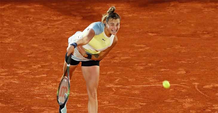 Quần vợt Roland Garros 2026: Số 1 thế giới đơn nữ Aryna Sabalenka thắng áp đảo trận đầu