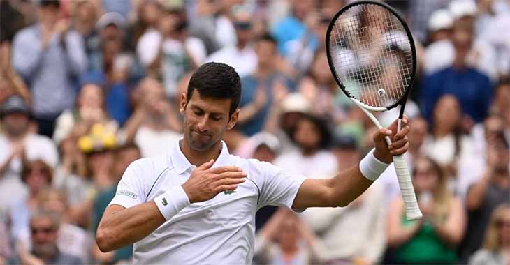 Kết quả tennis Wimbledon mới nhất 2/7: Djokovic khiến đối thủ được vỗ tay khi ghi điểm!