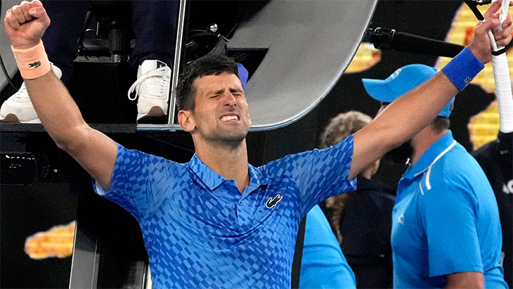 Kết quả tennis Australian Open mới nhất 22/1: Djokovic vượt qua chấn thương thắng Dimitrov