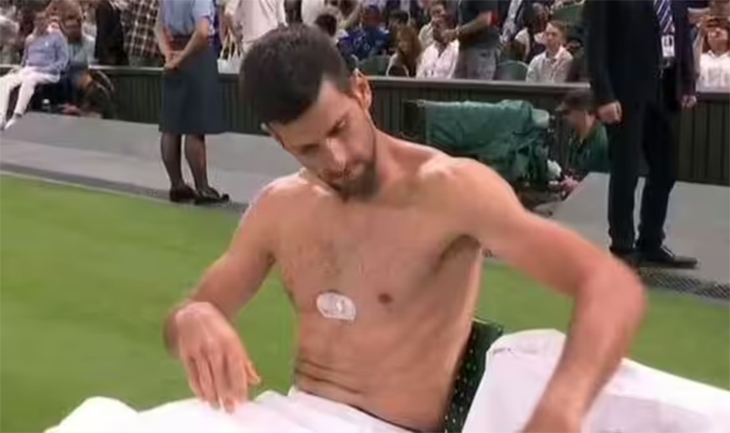 "Bí mật lớn nhất sự nghiệp" Djokovic là miếng dán trước ngực ở giải tennis US Open 2023?