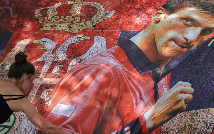 Djokovic bị &Uacute;c 