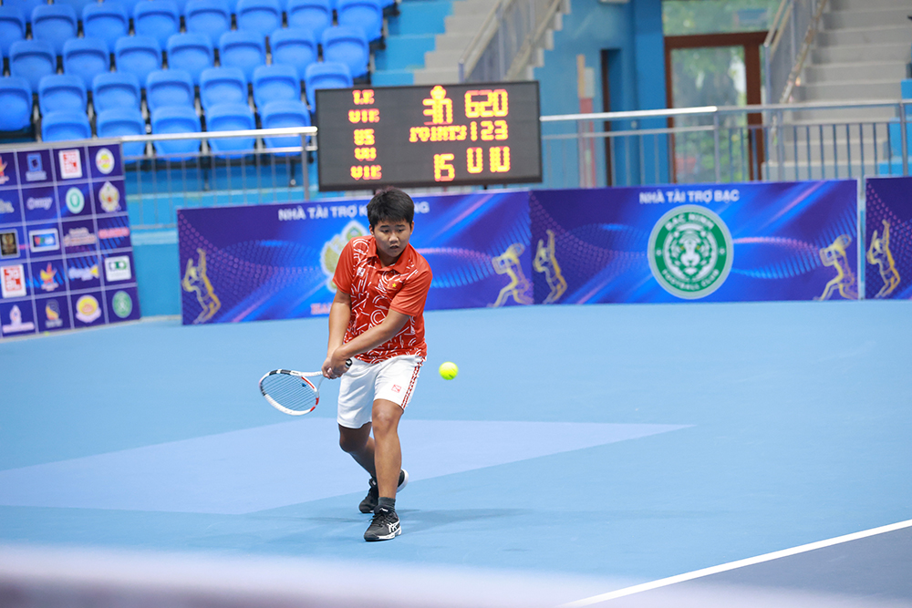 Giải Quần vợt Vô địch U14 ITF Châu Á: Hạt giống số 1 đơn nam Lê Tiến Anh vô địch