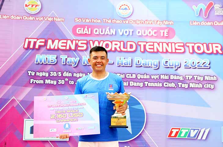 Kết quả tennis ITF WTT M15 Tây Ninh 12/6: Lý Hoàng Nam vô địch cả đôi nam lẫn đơn nam