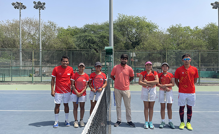 Chung kết v&ograve;ng loại Junior Billie Jean King Cup: Trẻ nữ Việt Nam hạ hạt giống Singapore