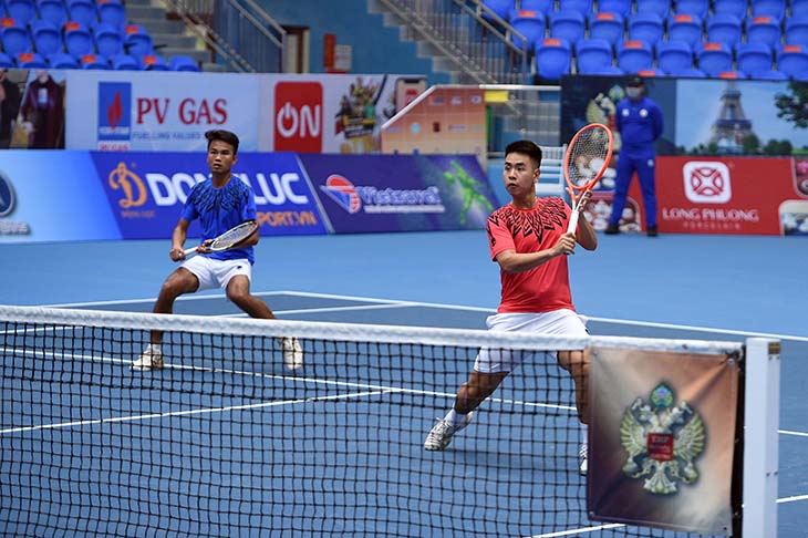 Kết quả tennis bán kết Vô địch Quốc gia 17/12: Nguyễn Đắc Tiến và Lã Xuân Hậu gây sốc