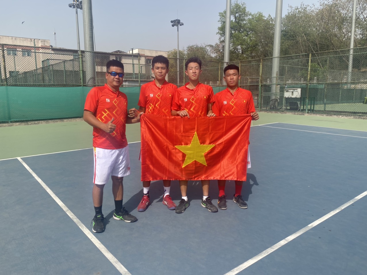 Chung kết v&ograve;ng loại Giải Junior Davis Cup: Trẻ tennis nam Việt Nam&nbsp;v&agrave;o Tứ kết