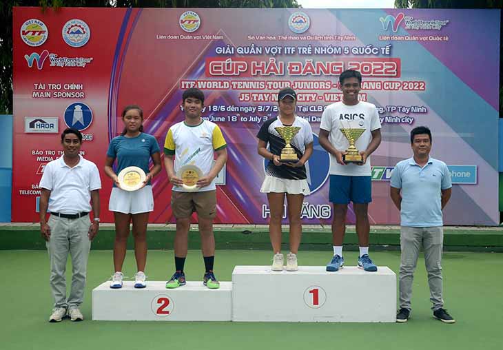 Kết quả tennis ITF U18 nhóm 5 Tây Ninh ngày 3/7: Quang Vinh giành á quân Đơn nam