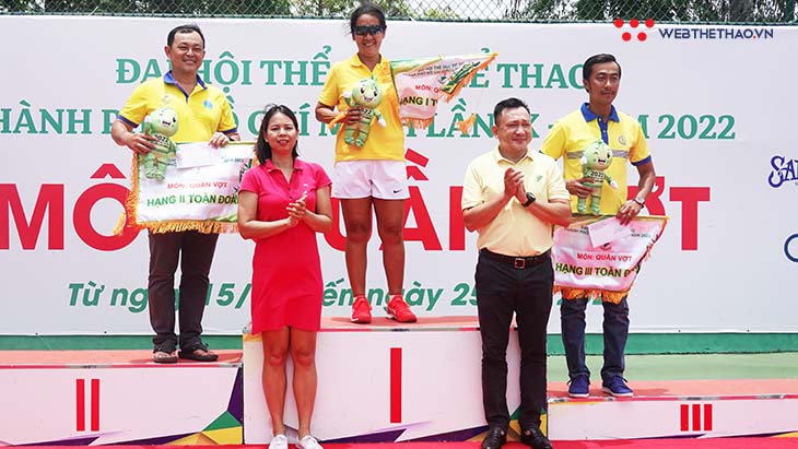 Tennis Đại hội TDTT TPHCM 2022: "Nội dung nữ vẫn đang là vấn đề rất khó khăn"
