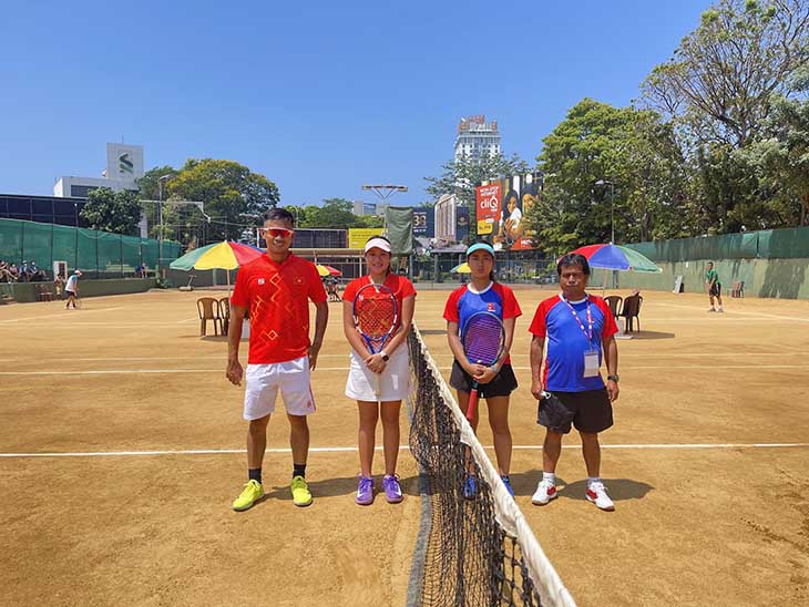 Nữ tennis Trẻ Việt Nam thắng dễ trận đầu v&ograve;ng sơ loại Junior Billie Jean King Cup