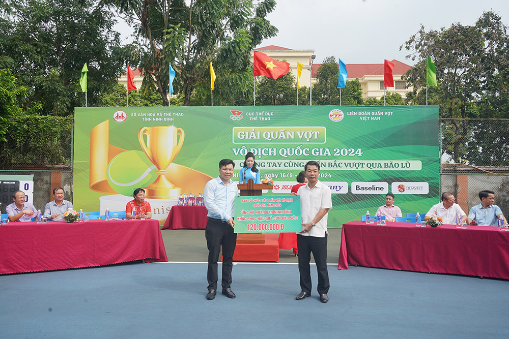 Khai mạc Giải Quần vợt V&ocirc; địch Quốc gia 2024: 