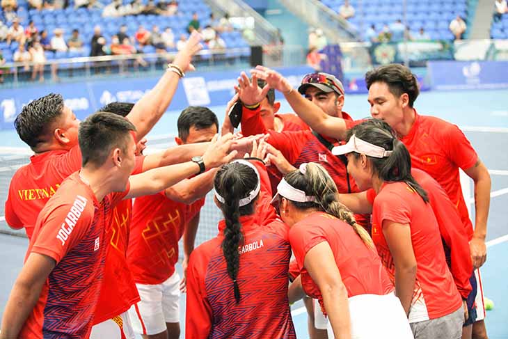 Kết quả tennis SEA Games mới nhất 14/5: Đồng đội nữ Việt Nam tranh huy chương vàng Kết quả tennis SEA Games mới nhất 14/5: Đồng đội nữ Việt Nam tranh huy chương vàng
