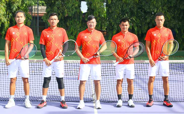 Tennis Việt Nam dự vòng Playoffs Davis Cup nhóm II Thế giới năm 2022