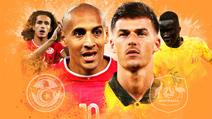 Link xem trực tiếp Tunisia vs Australia 17h00 hôm nay, bảng D World Cup 2022
