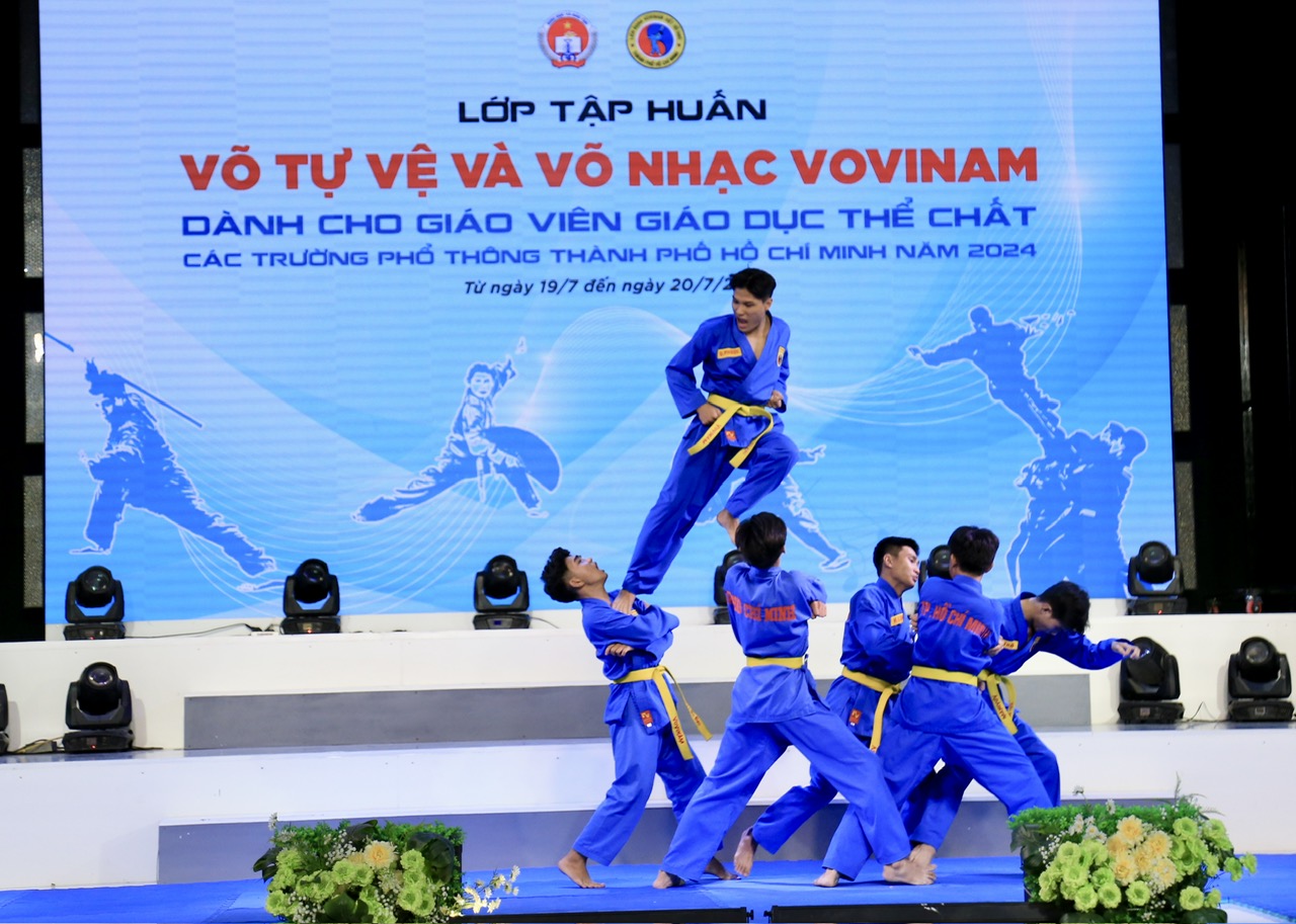 TP.HCM đẩy mạnh v&otilde; tự vệ v&agrave; v&otilde; nhạc Vovinam trong học đường