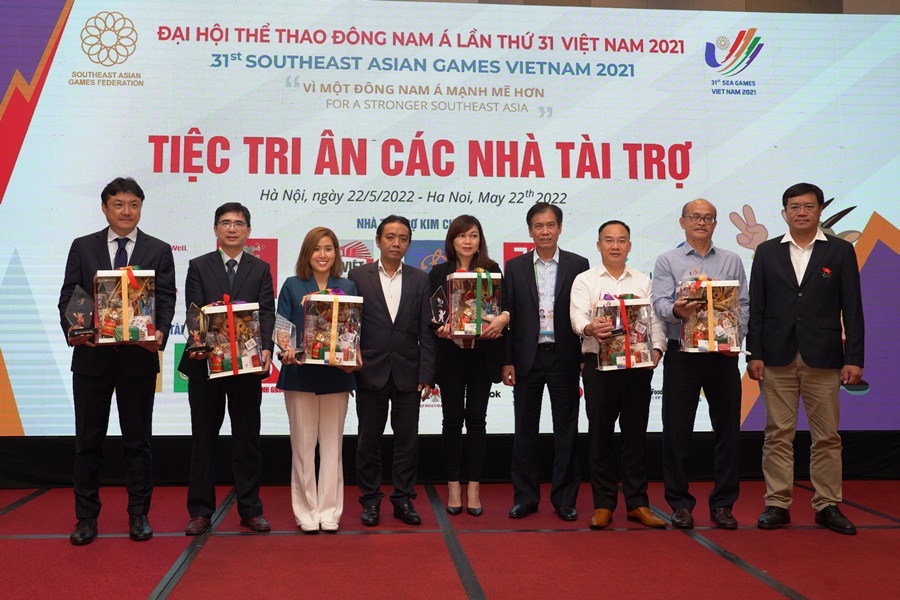 Tri ân đóng góp quan trọng của những nhà tài trợ SEA Games 31