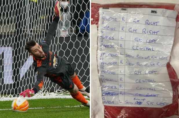 De Gea không tuân theo chỉ dẫn bắt phạt đền cho MU như nào?