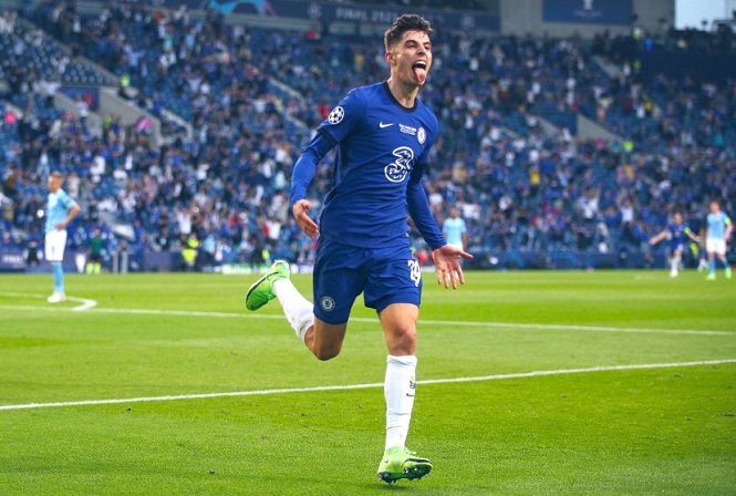 Kai Havertz ghi bàn cho Chelsea sau 8 đường chuyền khiến Man City choáng váng