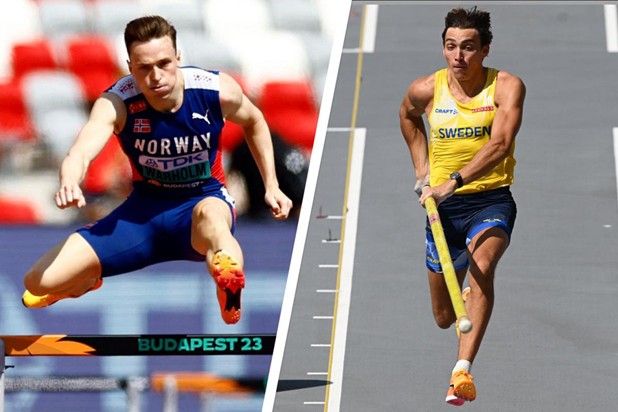 Kỷ lục gia thế giới nhảy sào và 400m rào thách đố nhau chạy… 100m?