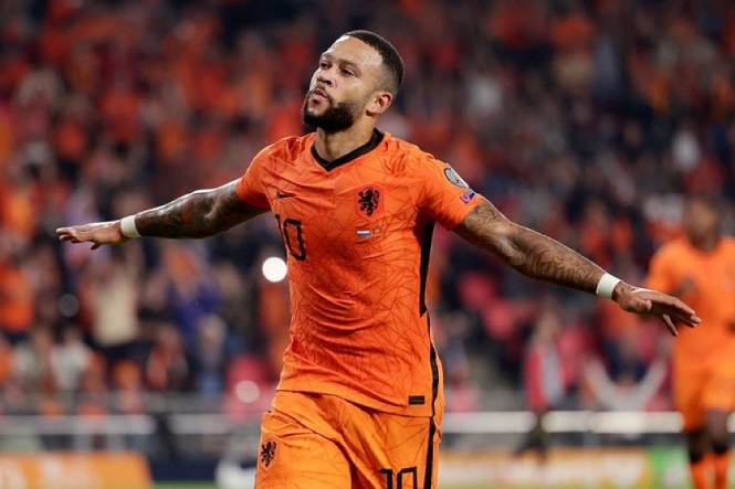 Memphis Depay lập kỷ lục ghi bàn cho tuyển Hà Lan trong năm Memphis Depay lập kỷ lục ghi bàn cho tuyển Hà Lan trong năm