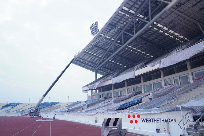 Chùm ảnh: Sân Mỹ Đình gấp rút nâng cấp phục vụ SEA Games 31 Chùm ảnh: Sân Mỹ Đình gấp rút nâng cấp phục vụ SEA Games 31