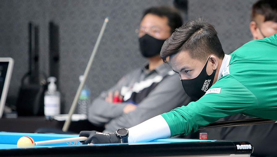 Phương Linh tạo “siêu phẩm” giúp Green Force toàn thắng PBA Team League Round 2021/2022