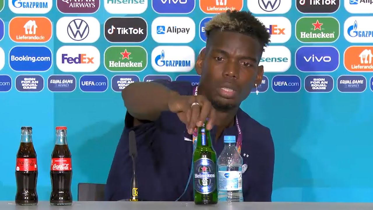 Sau khi Ronaldo "dìm hàng" Coca-Cola, tới lượt Paul Pogba cho Heineken bay màu