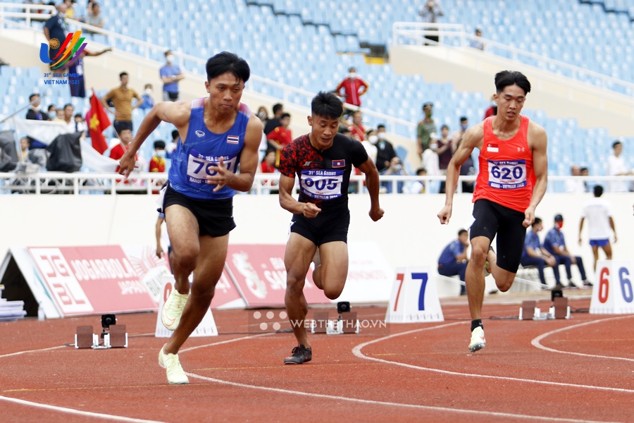 Thần đồng 16 tuổi giành HCV SEA Games 31 đoạt suất dự giải điền kinh thế giới