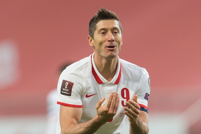 Lewandowski lỡ đại chiến với Anh ở vòng loại World Cup 2022