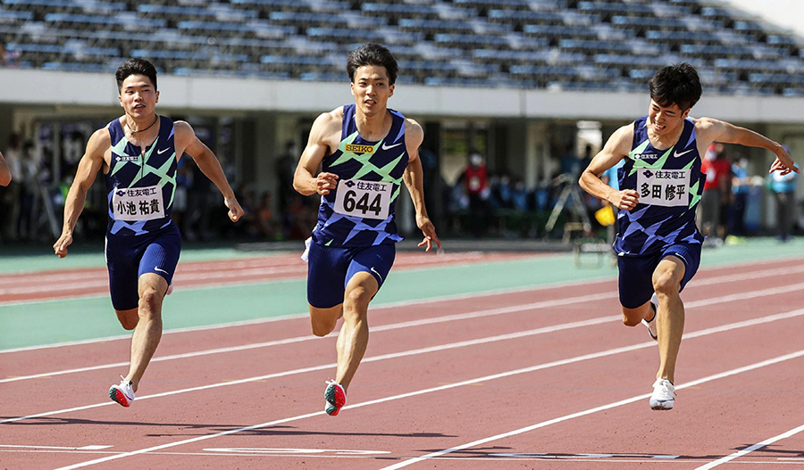 Chân chạy nước chủ nhà Olympic Tokyo 2020 lập kỷ lục quốc gia chạy 100m