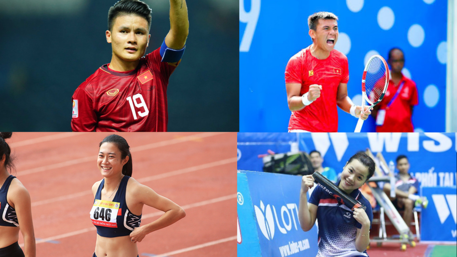 Quang Hải, Tú Chinh, Hoàng Nam và những VĐV tài năng tuổi Sửu