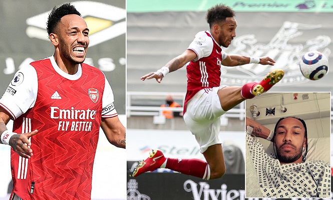 Aubameyang trải lòng về ác mộng sốt rét khi trở lại đội hình Arsenal