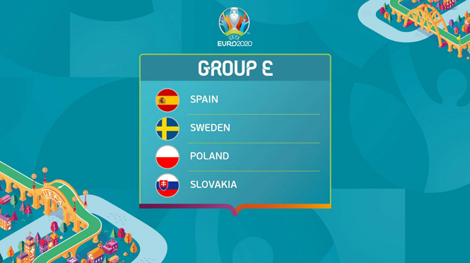 Biệt danh của các đội tuyển bảng E tham dự Euro 2021