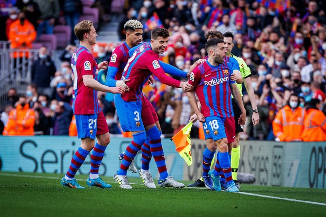Barca b&ugrave;ng nổ b&agrave;n thắng lần đầu ti&ecirc;n sau gần nửa năm